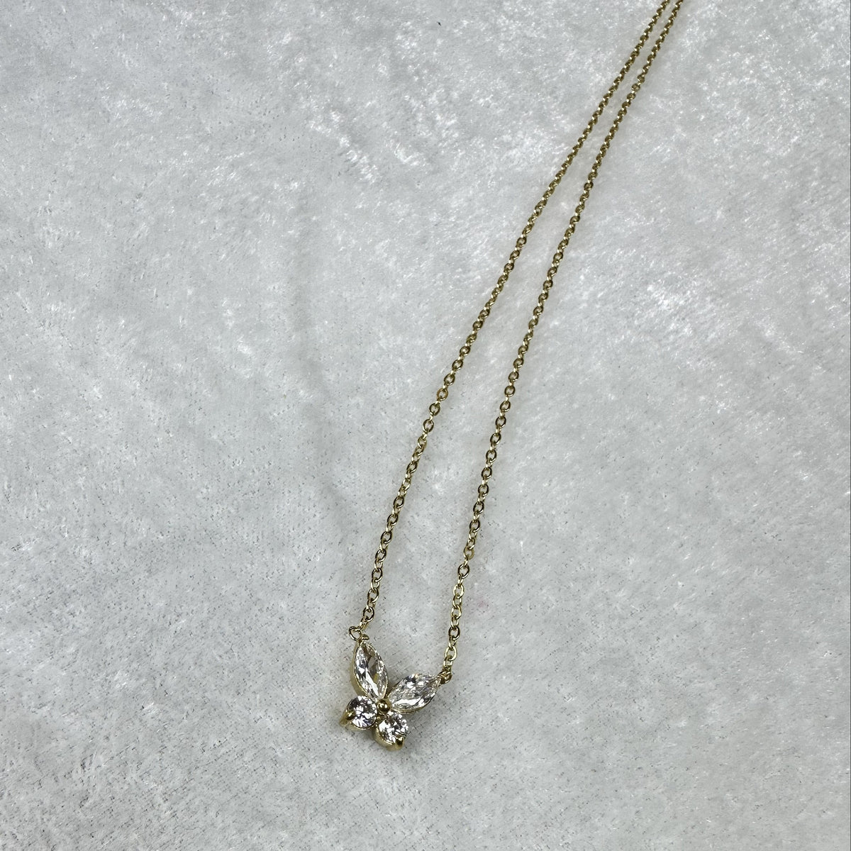 Butterfly Stone Necklace
