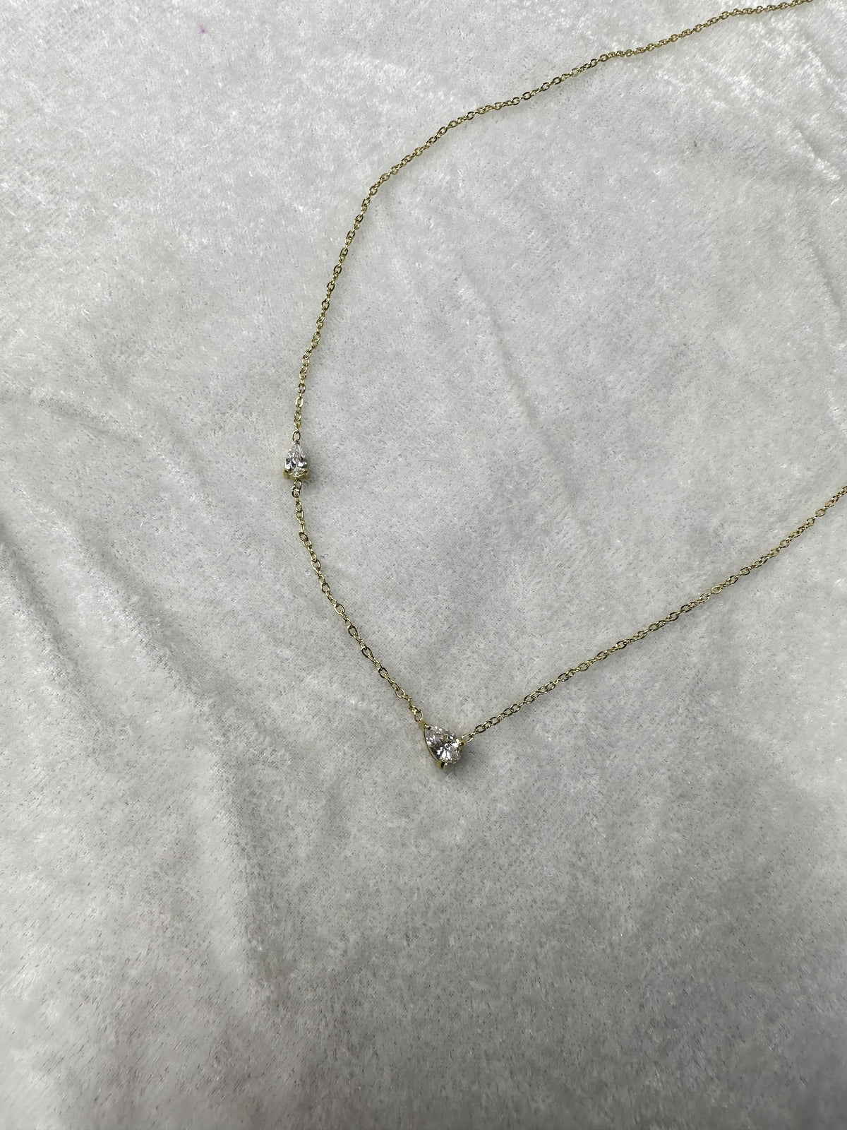 Floating Pear Necklace