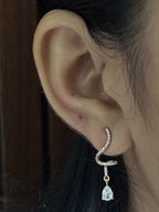 Spiral Drop Earrings