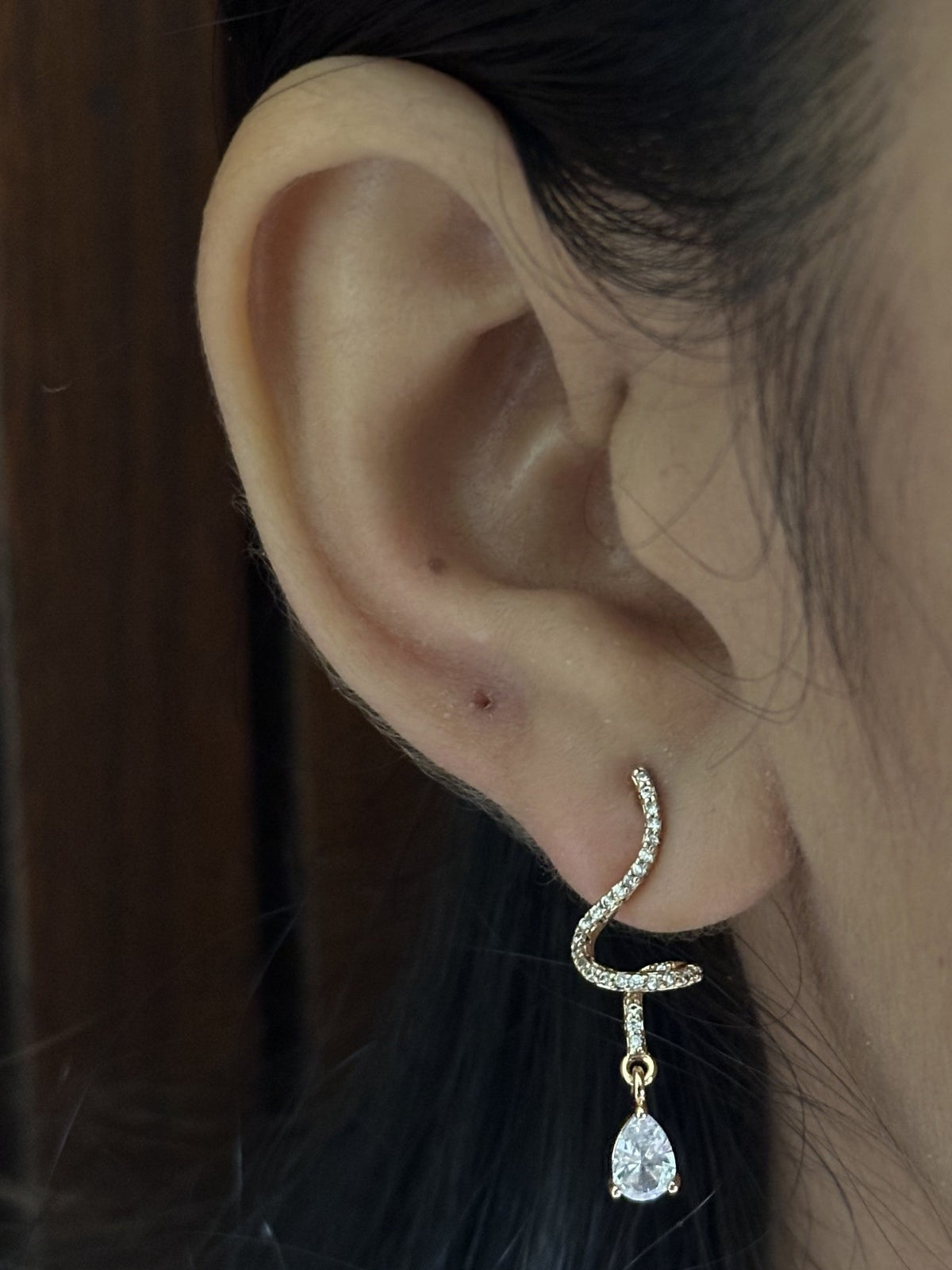 Spiral Drop Earrings
