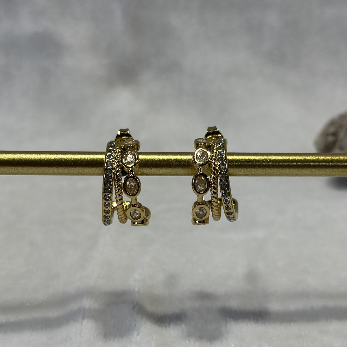 Aurelia Triple Hoops