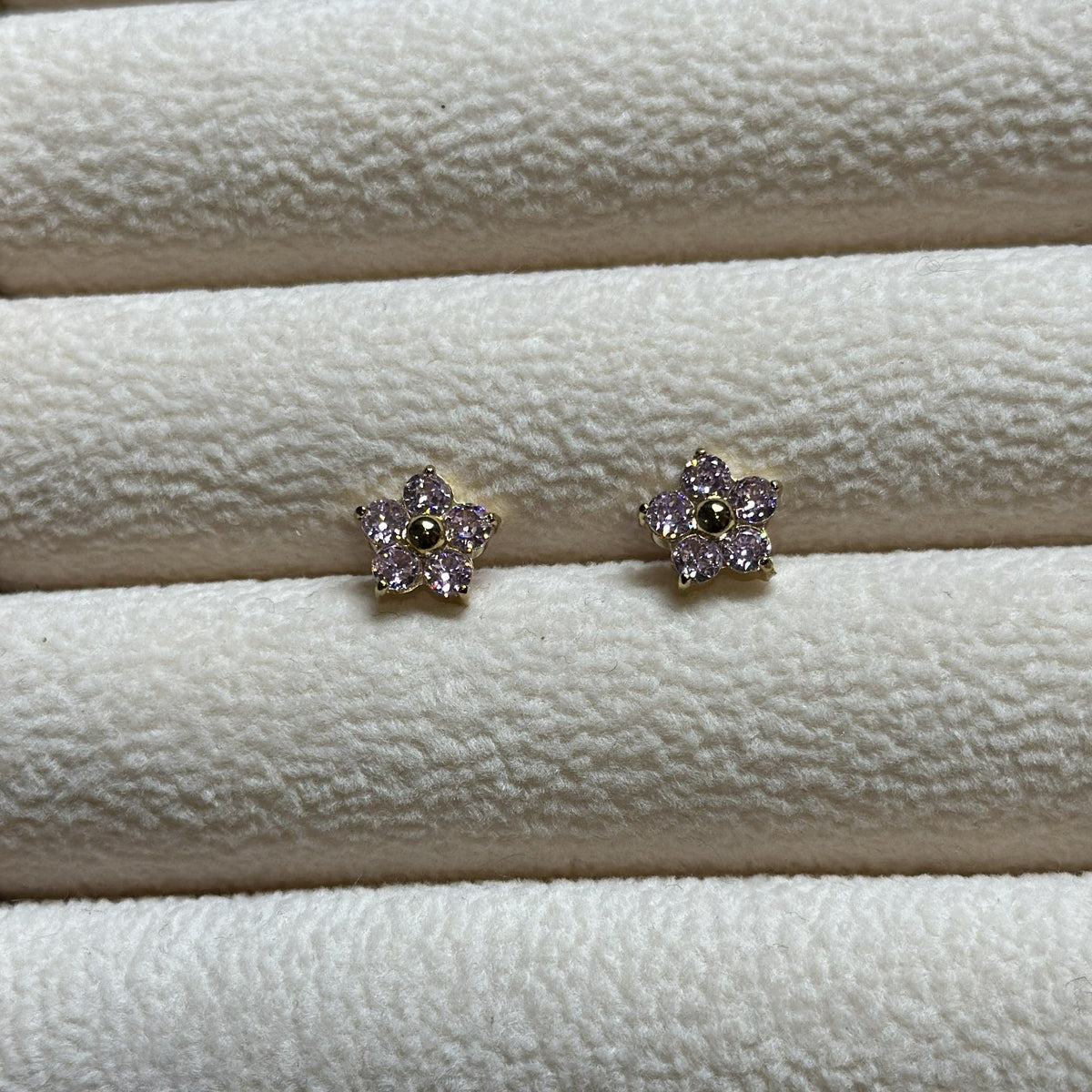 Pink Bloom Studs