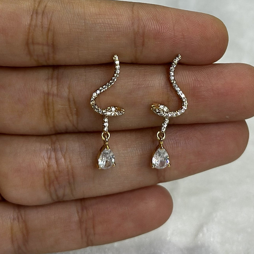 Spiral Drop Earrings