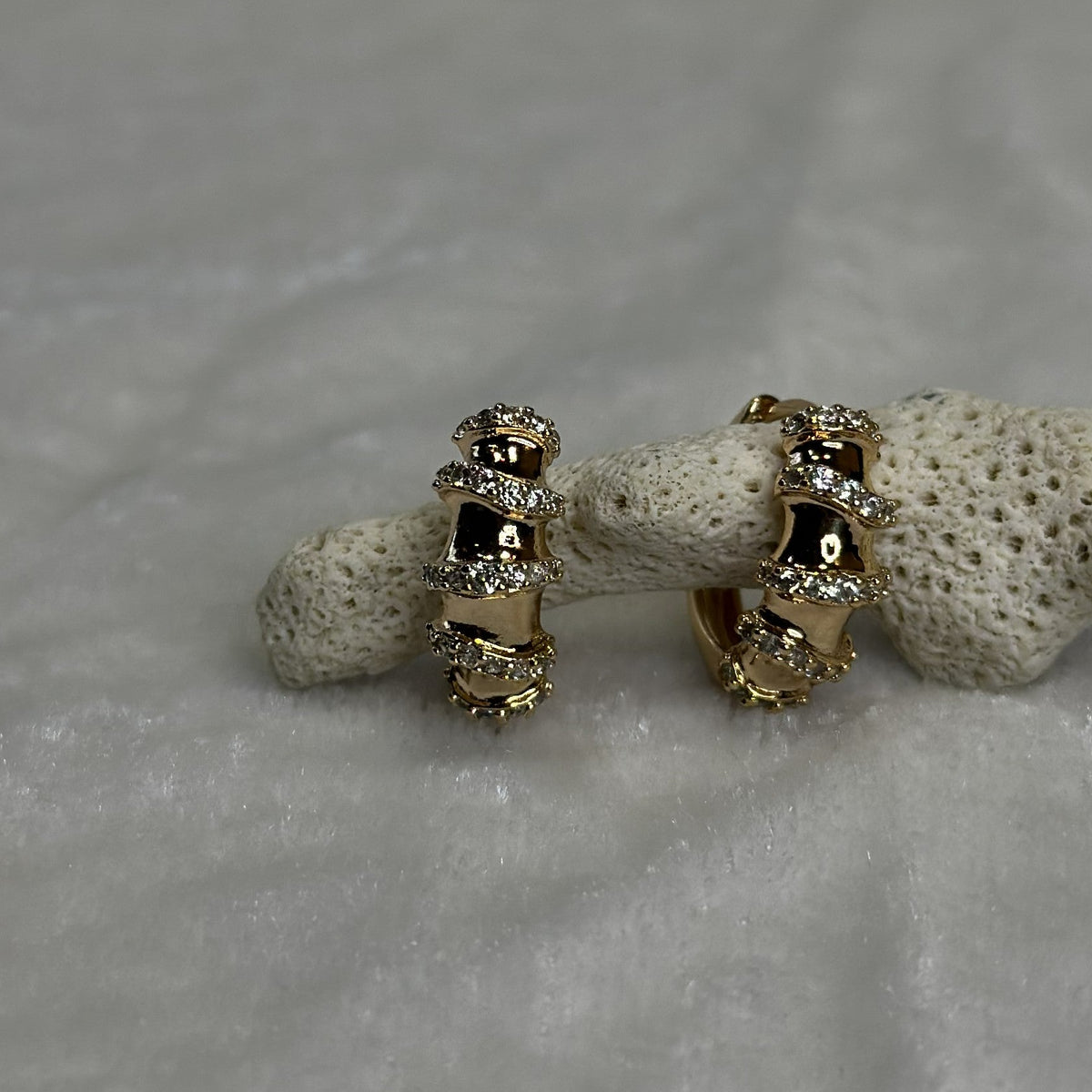 Ribbon Twist Hoops