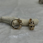 Ribbon Twist Hoops