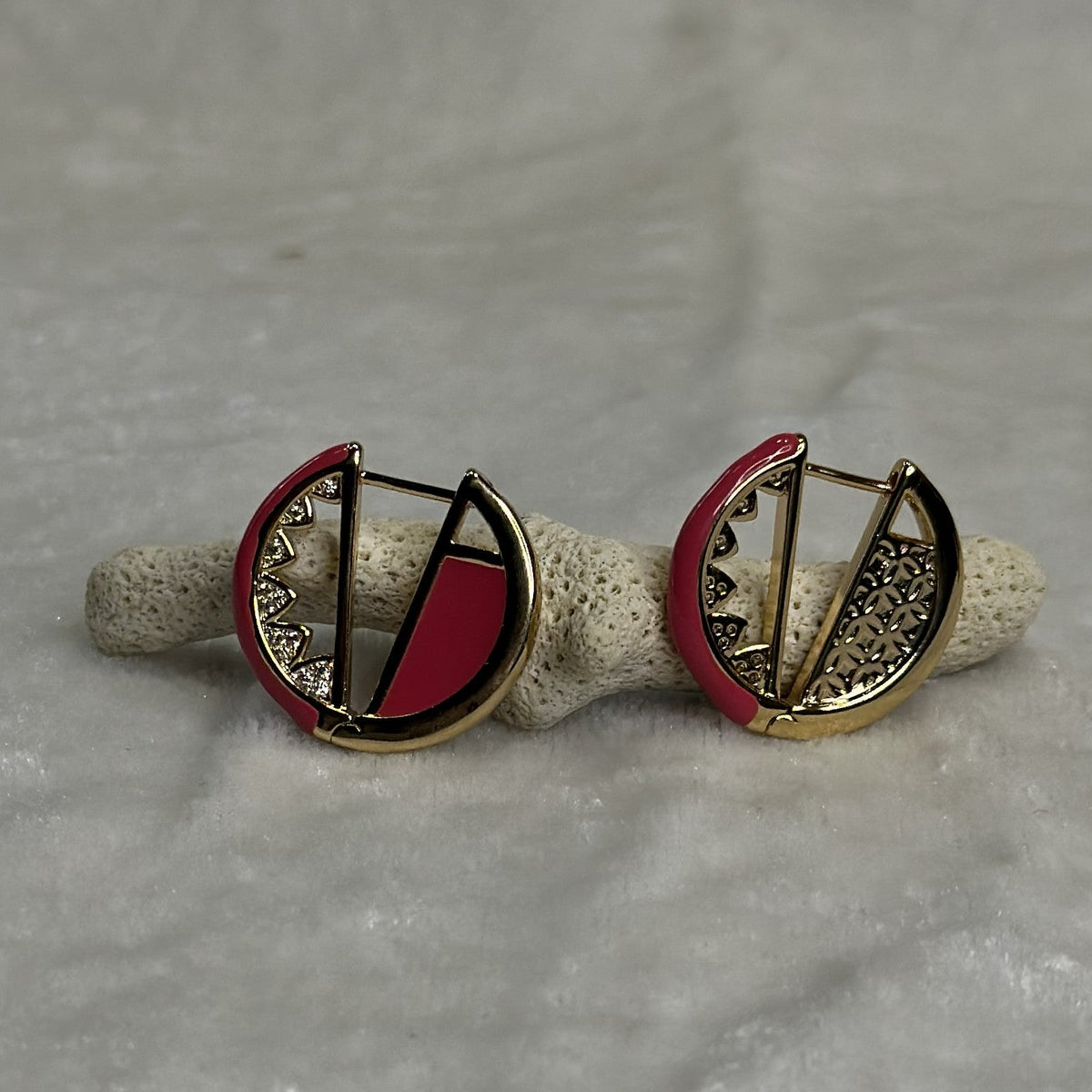 Blush Hoops
