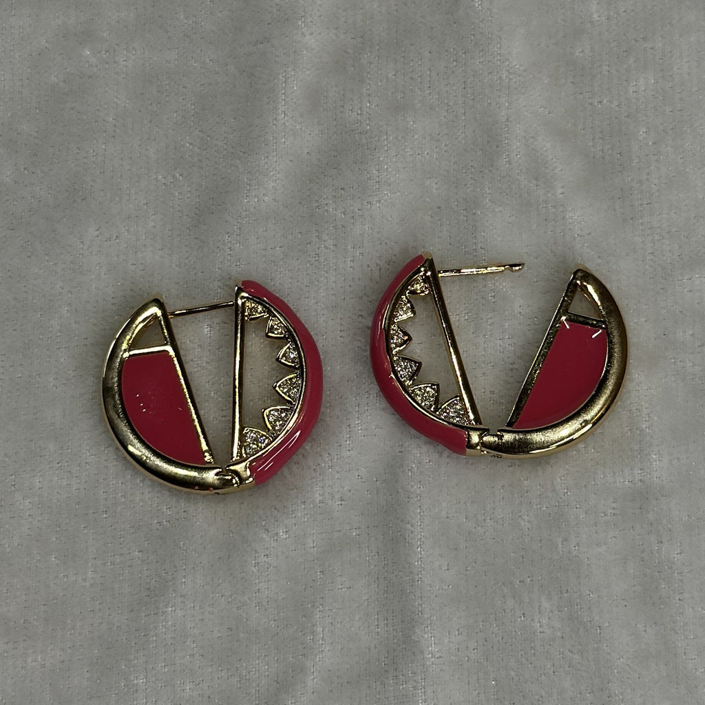 Blush Hoops