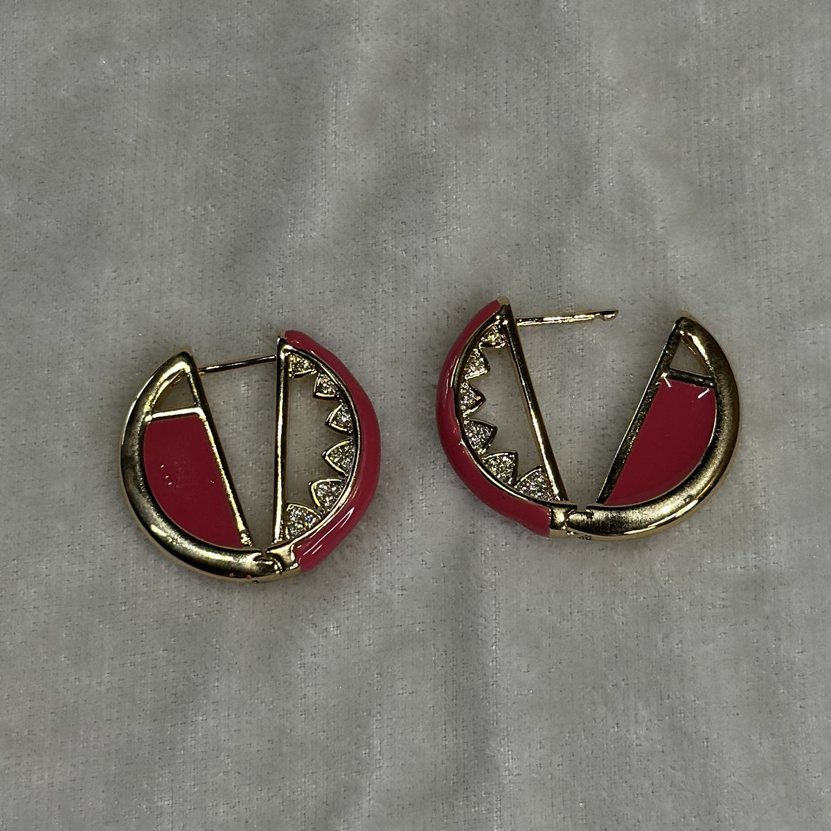 Blush Hoops